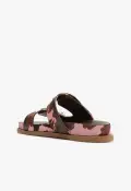 Harper Sporty Leather Sandal(5,Pink)