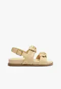 Kareena Knot Sporty Sandal(5,Beige)