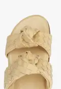 Kareena Knot Sporty Sandal(5,Beige)