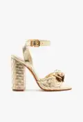 Kareena Knot Sandal(5,Gold)