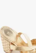Kareena Knot Sandal(5,Gold)