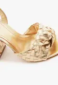 Kareena Knot Sandal(5,Gold)