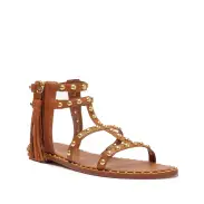 Kanya Leather Sandal(5,New Wood)