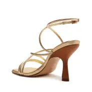 Phoeby Metallic Leather Sandal(5,Gold)