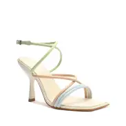 Phoeby Casual Nappa Leather Sandal(5,Sky way)