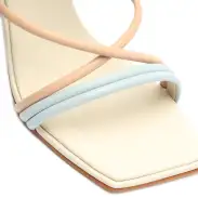 Phoeby Casual Nappa Leather Sandal(5,Sky way)