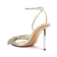 Mila Nappa Leather Sandal(5,Pearl)