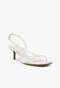 Heloise Patent Leather Sandal(5,White)