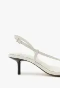 Heloise Patent Leather Sandal(5,White)