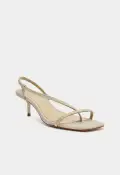 Heloise Linen Sandal(5,Beige)