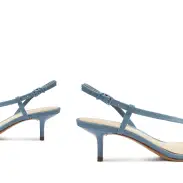Heloise Denim Sandal(5,Blue)