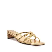 Rachel Mule Metallic Sandal(5,Gold)