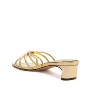 Rachel Mule Metallic Sandal(5,Gold)