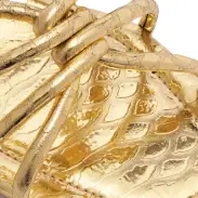 Rachel Mule Metallic Sandal(5,Gold)