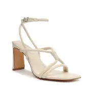 Nadia Leather Sandal(5,Pearl)