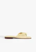 Lori Leather Sandal(5,Beige)
