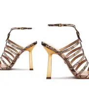 Hayden Lux Leather Sandal(5,Natural)
