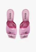 Nattie Metallic Leather Sandal(5,Pink)