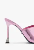 Nattie Metallic Leather Sandal(5,Pink)