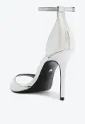 Pamela Specchio Sandal(5,Silver)