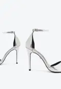 Pamela Specchio Sandal(5,Silver)