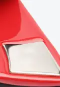 Pamela Patent Leather Sandal(5,Red)