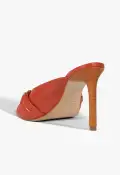 Lori Leather Sandal(5,Orange)