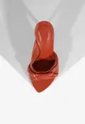 Lori Leather Sandal(5,Orange)