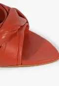 Lori Leather Sandal(5,Orange)