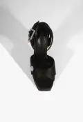 Heidi Platform Sandal(5,Black)