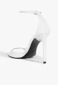 Scarlett Patent Leather Sandal(5,White)