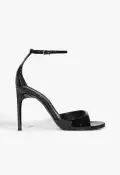 Scarlett Patent Leather Sandal(5,Black)