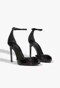 Scarlett Patent Leather Sandal(5,Black)