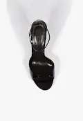 Scarlett Patent Leather Sandal(5,Black)