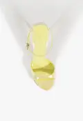 Scarlett Leather Sandal(5,Yellow)