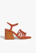 Sandy Suede Sandal(5,Orange)