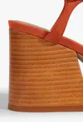 Sandy Suede Sandal(5,Orange)