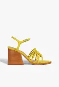 Sandy Suede Sandal(5,Yellow)