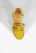 Sandy Suede Sandal(5,Yellow)