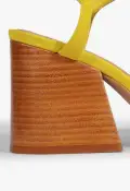 Sandy Suede Sandal(5,Yellow)